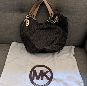 Michael Kors Lilly Brown Tote